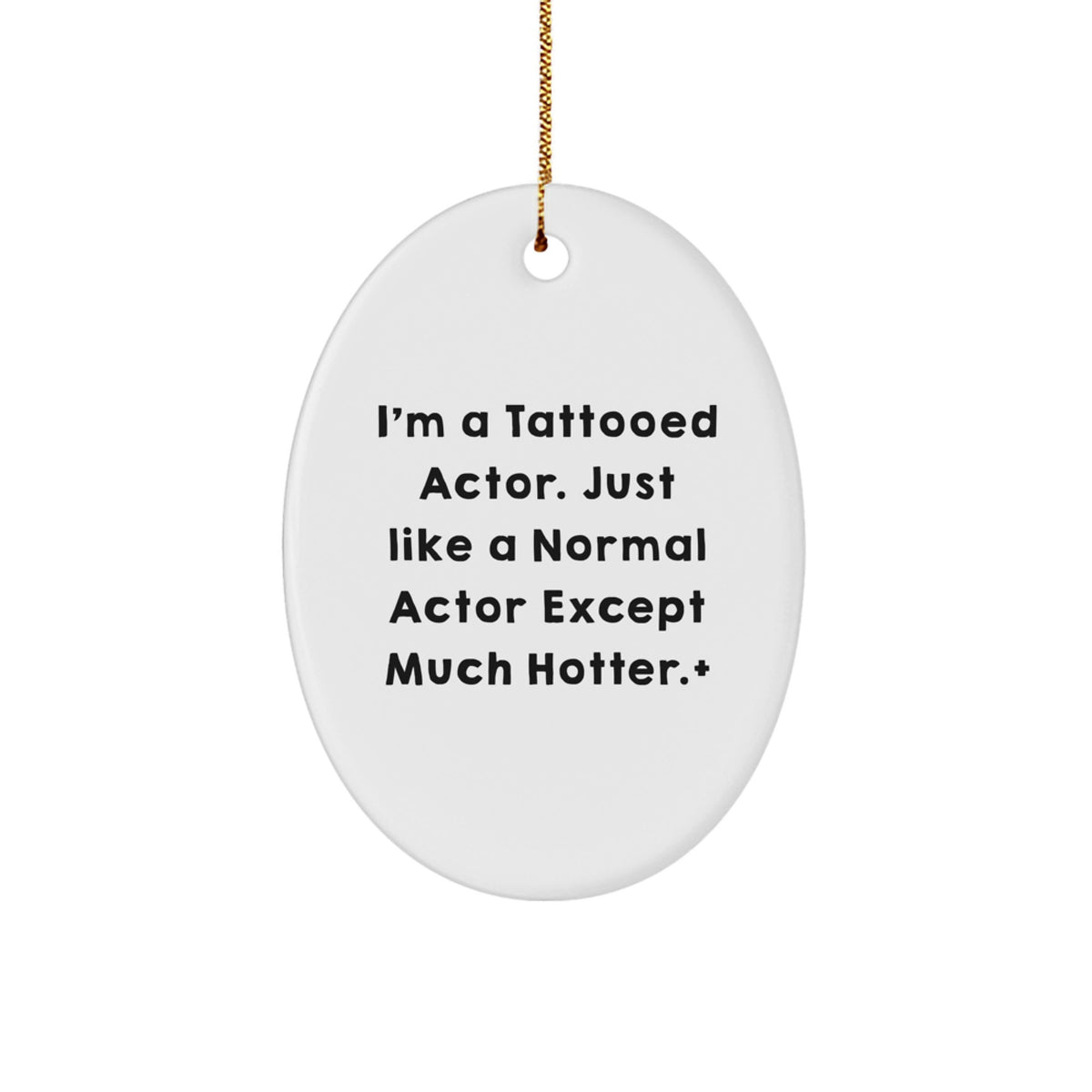 Christmas Gift Witty Actor Christmas Ornament for Teens - Surprise - Image 1