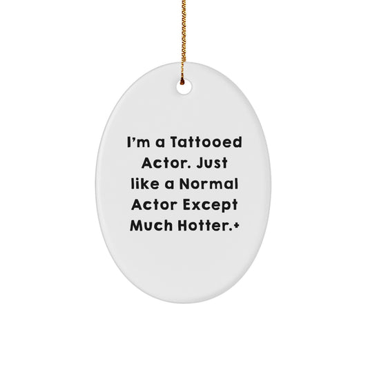 Christmas Gift Witty Actor Christmas Ornament for Teens - Surprise - Image 1