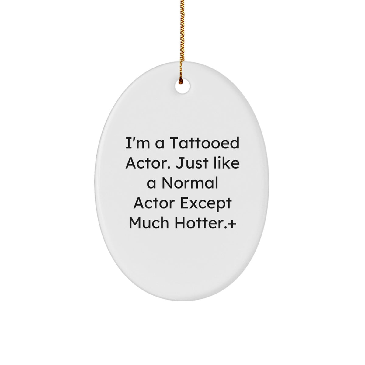 Actor Treasure Christmas Ornament for Family Surprise Keepsake Gift - Image 1