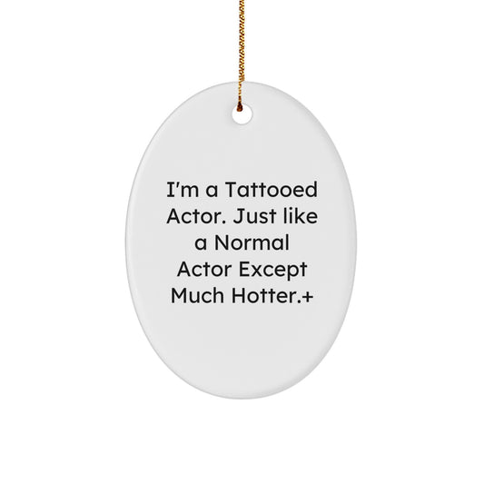 Actor Treasure Christmas Ornament for Family Surprise Keepsake Gift - Image 1
