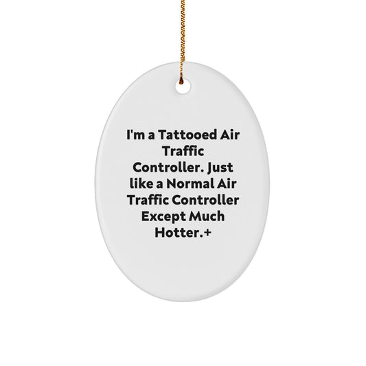 Air Traffic Controller Keepsake Christmas Ornament for Him Holiday Gift - Image 1