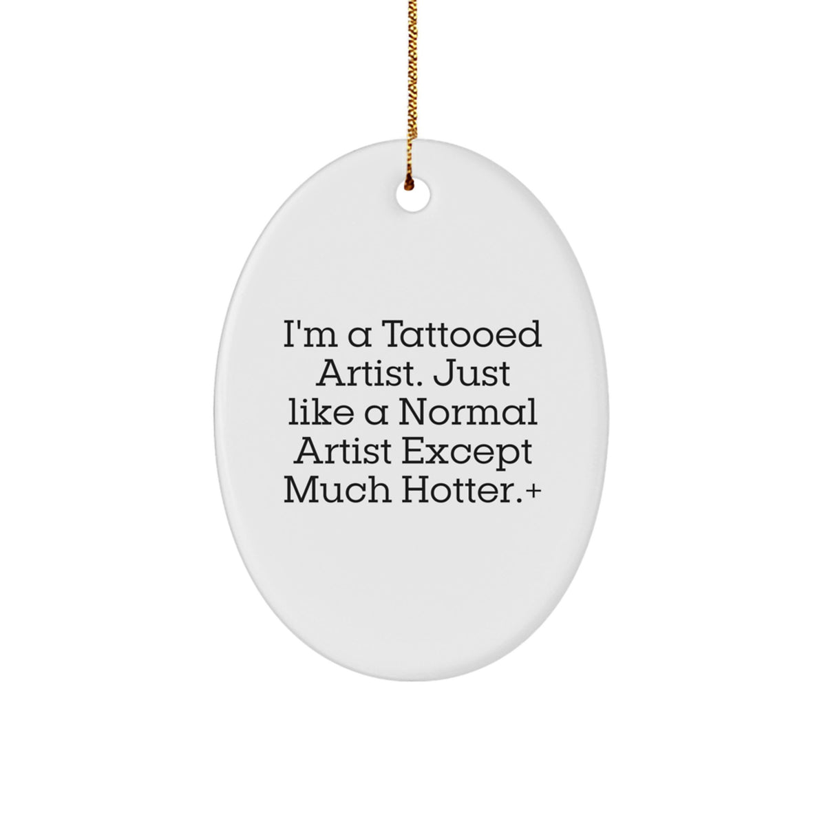Artist Keepsake Christmas Ornament for Him Gift - Image 1