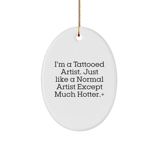 Artist Keepsake Christmas Ornament for Him Gift - Image 1