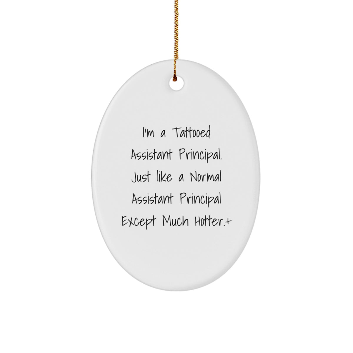 Christmas Ornament Gift Tattooed Assistant Principal - A Treasure - Image 1