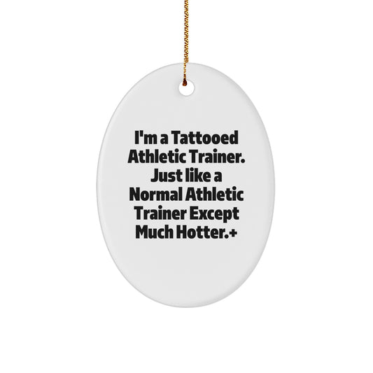 Athletic Trainer Favorite Christmas Ornament for Kids Gift - Image 1