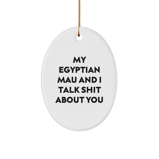 Funny Egyptian Mau Cat Gifts from Friends for Men - Image 1