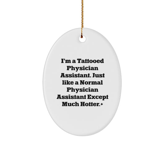 Christmas Gift Playful Christmas Ornament for Teens - Tattooed Physician - Image 1