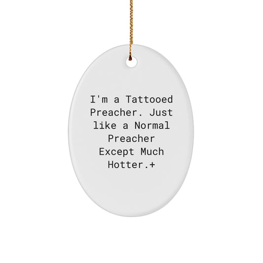 Christmas Ornament Gift A Playful Tattooed Preacher's Hotter Style - Image 1