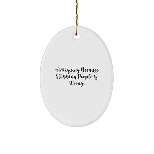 Christmas Gift Antiquing Present for Her - A Humorous Holiday Keepsake - Image 1