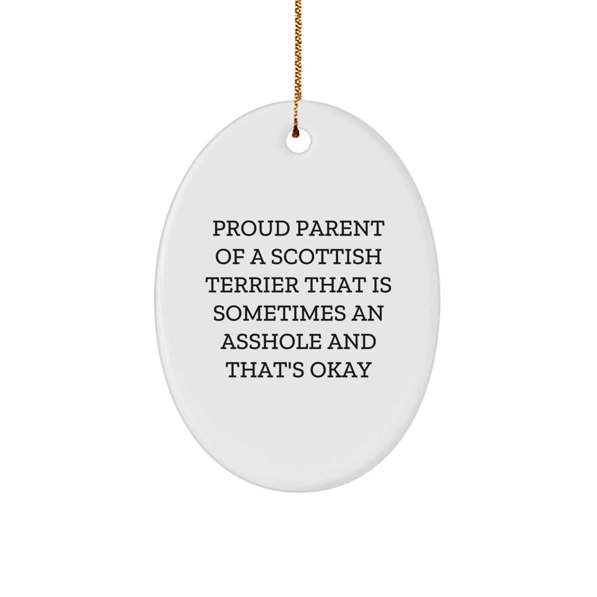 Funny Scottish Terrier Dog Gifts for Scottish Terrier Dog Lovers, Christmas Unique Gifts from Friends and Family - Image 1