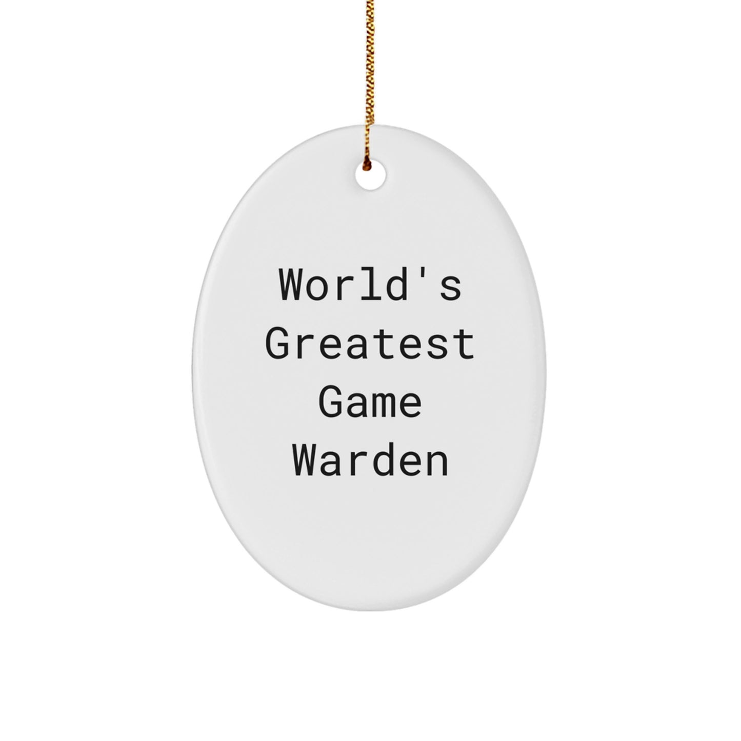 Funny Game Warden Gifts for Men, Game Warden Lover Christmas Unique Gifts from Friends for Game Wardens - Image 1