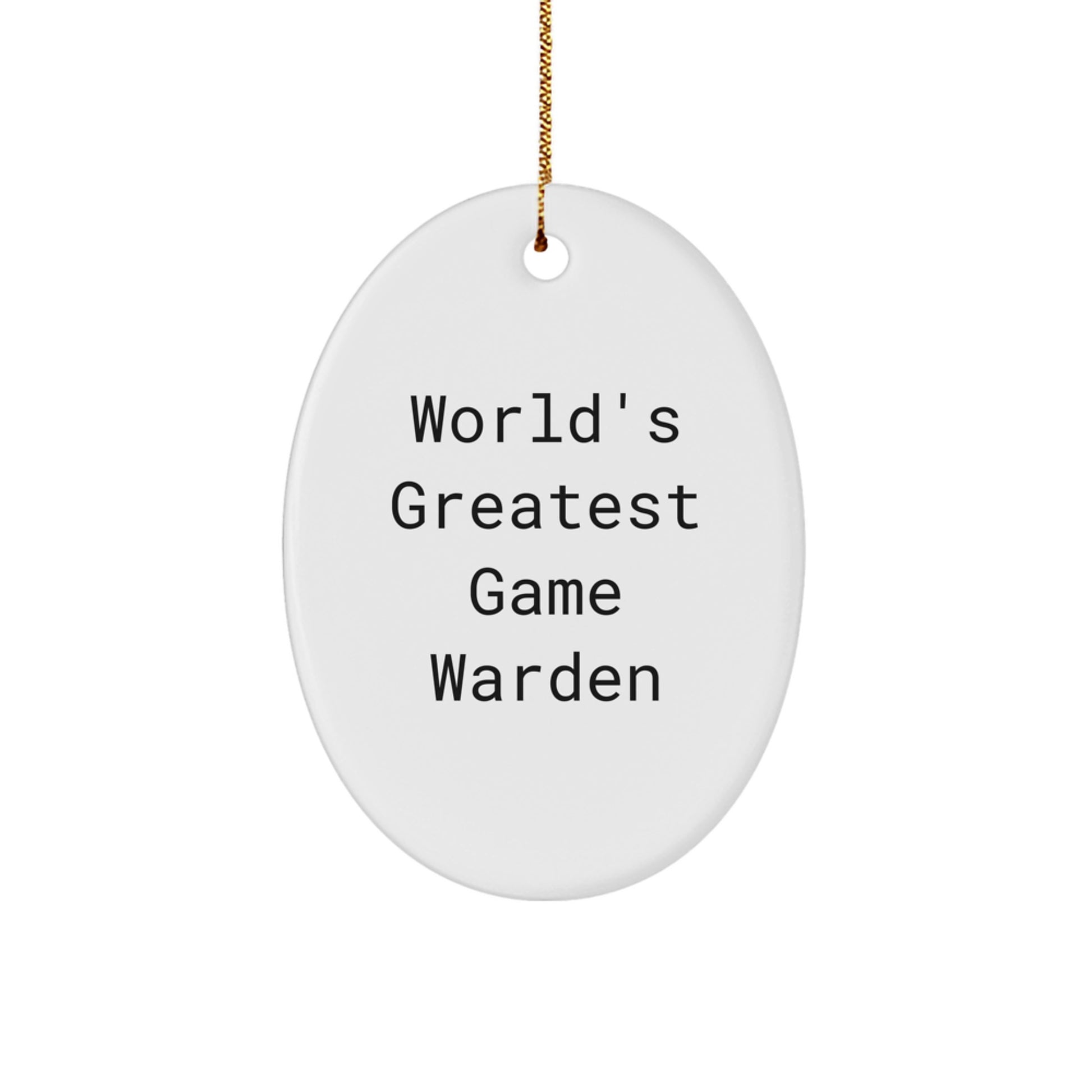 Funny Game Warden Gifts for Men, Game Warden Lover Christmas Unique Gifts from Friends for Game Wardens - Image 1