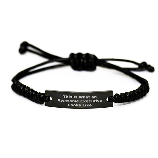 Funny Executive Rope Bracelet Gifts from Friends for Birthday Unique Gifts of Awesome Executive with Interlaced Rope - Image 1