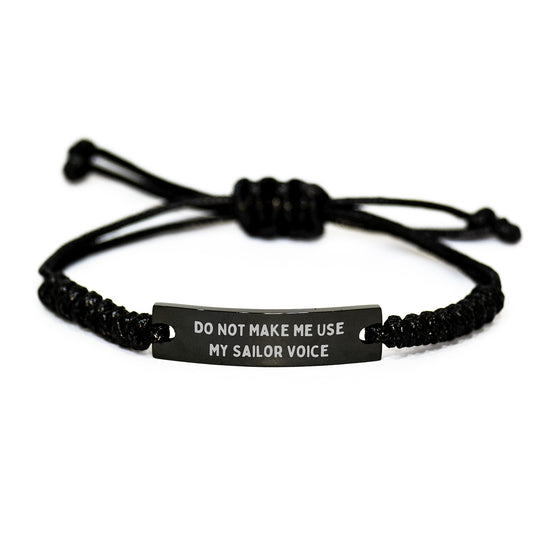 Sailor Rope Bracelet Gifts for Men Valentine's Unique Nautical Sailor Voice - Image 1