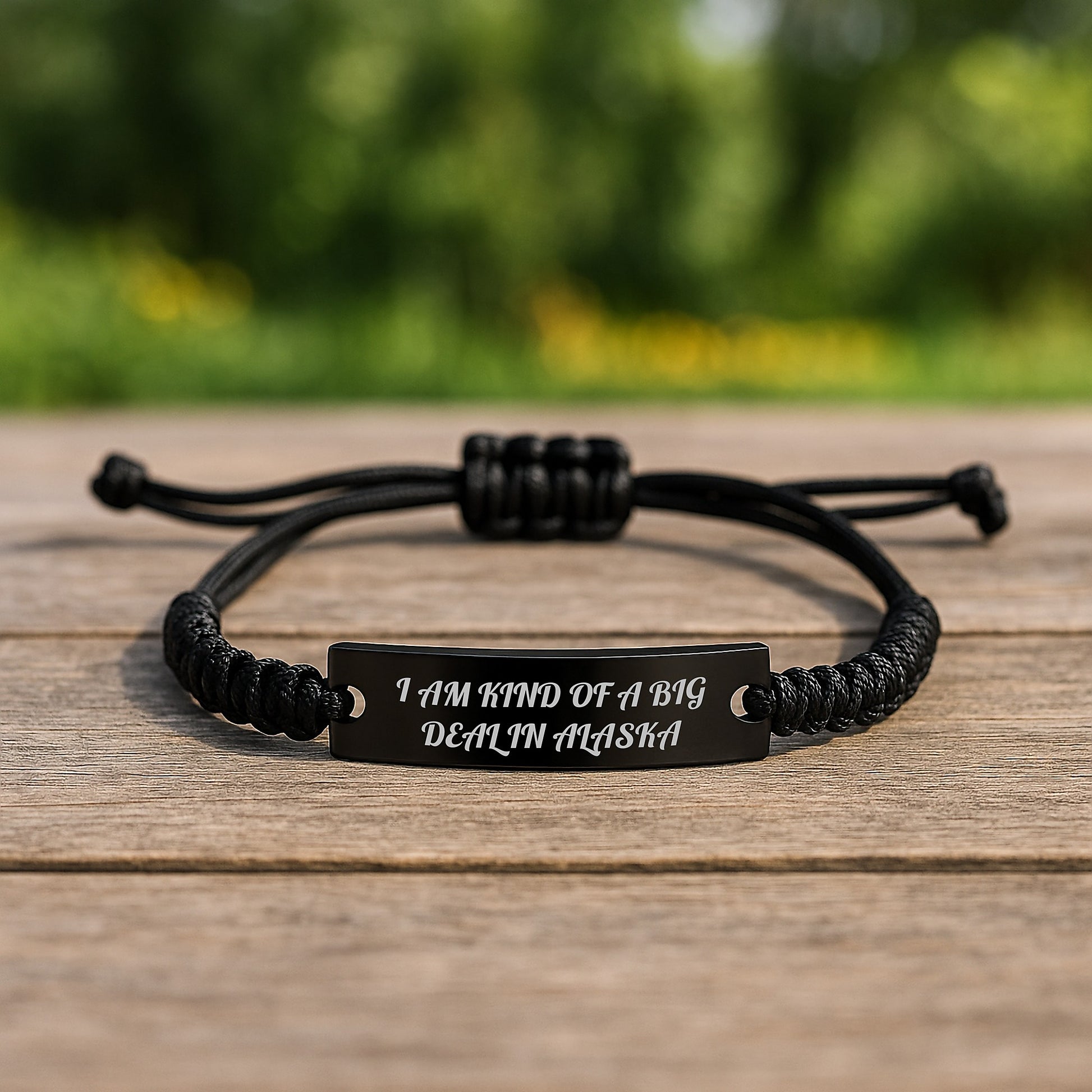 Alaska Rope Bracelet - Funny Quote Gifts for Women from Alaska - Image 2