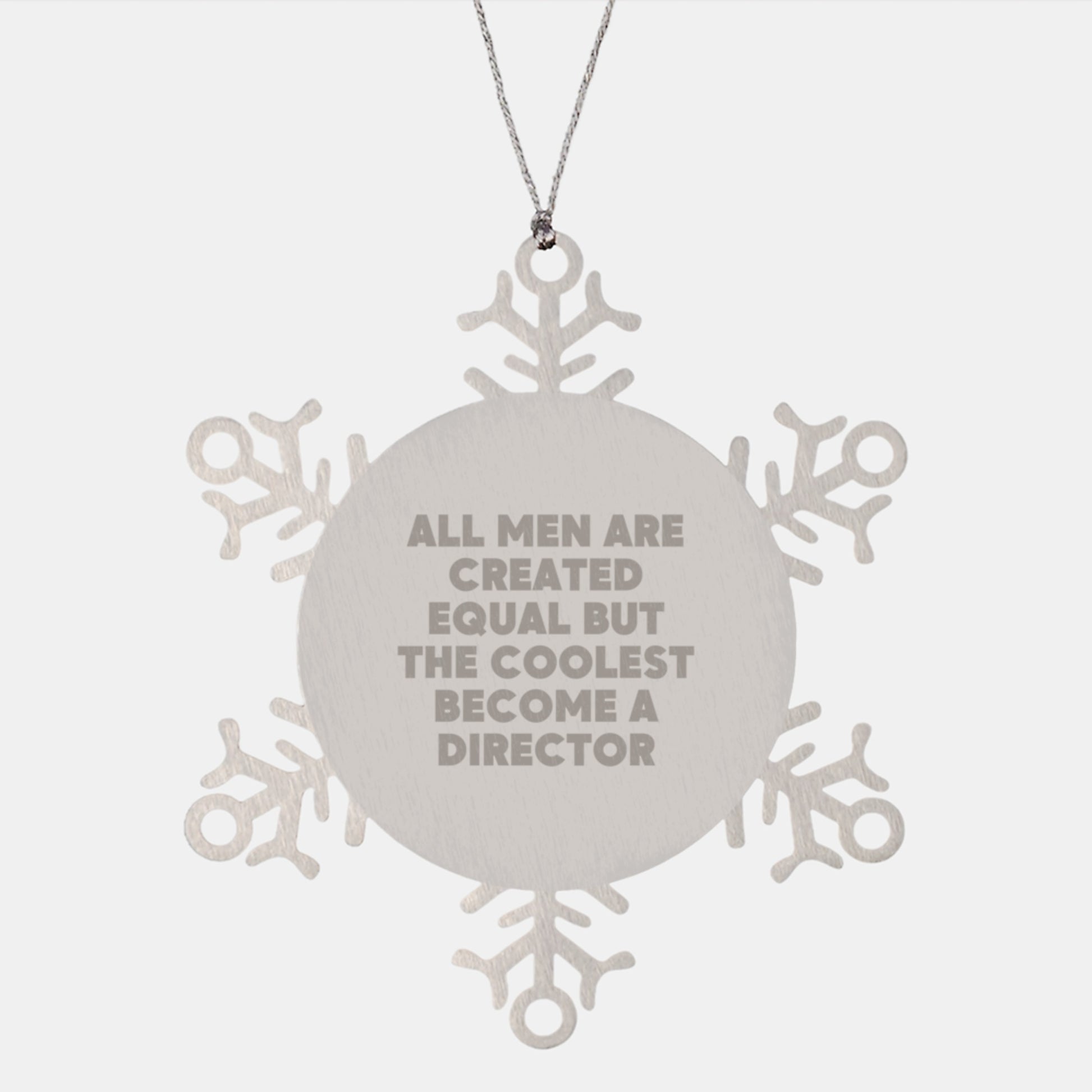 Funny Snowflake Ornament Gifts for Director Friends from Men, Cute Inspirational Director Unique Christmas Unique Gifts - Image 1