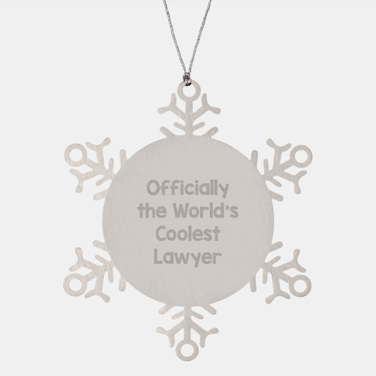 Lawyer Keepsake Christmas Ornament for Him Gift The World's Coolest - Image 1