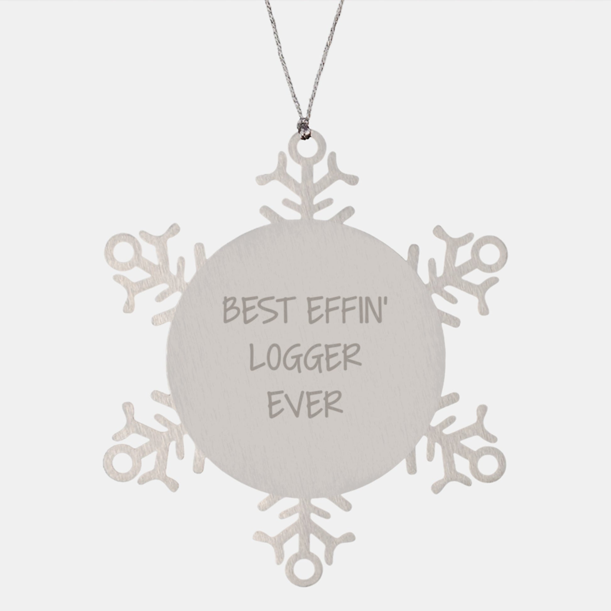 Logger Keepsake Christmas Ornament for Him Gift - Image 1