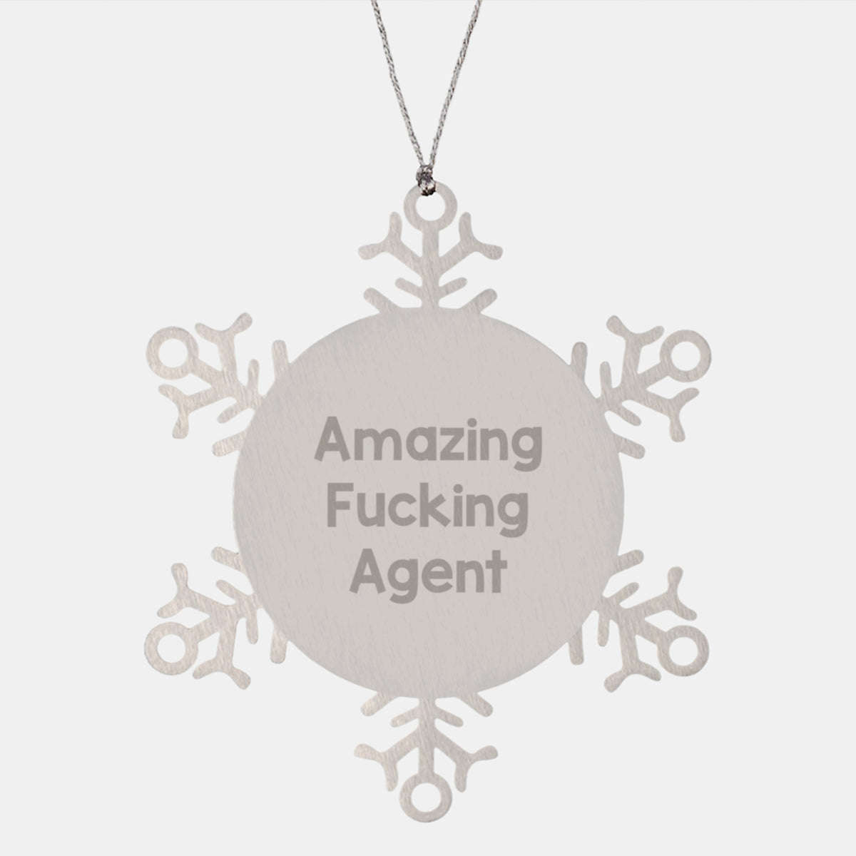 Agent Favorite Kids Christmas Ornament Gift – Amazing Agent Quote - Image 1