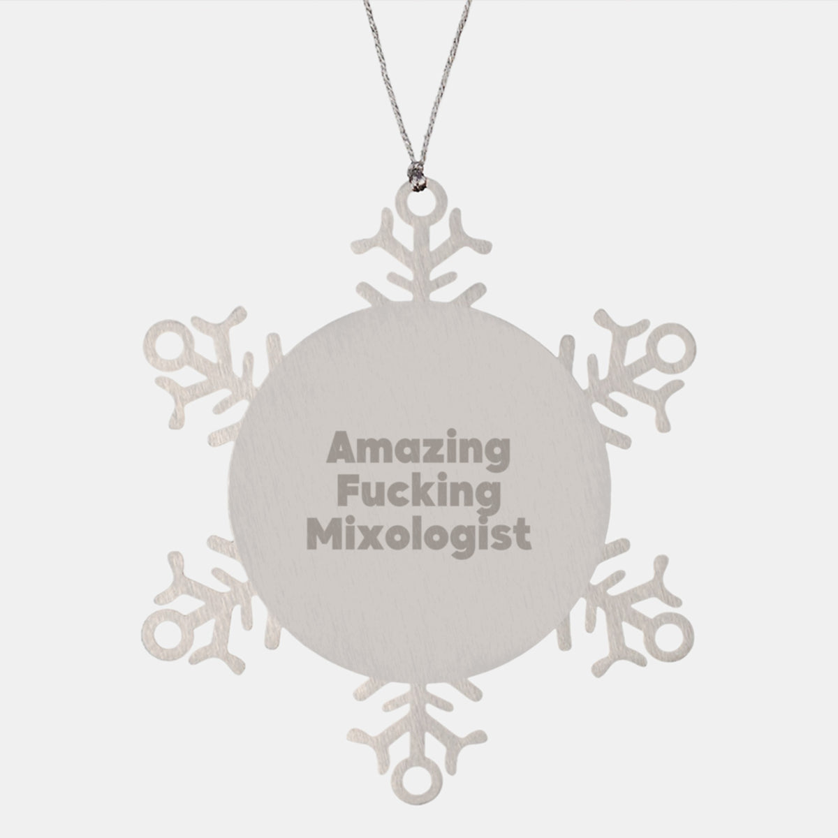 Mixologist Snowflake Ornament for Kids Favorite Christmas Gift - Image 1