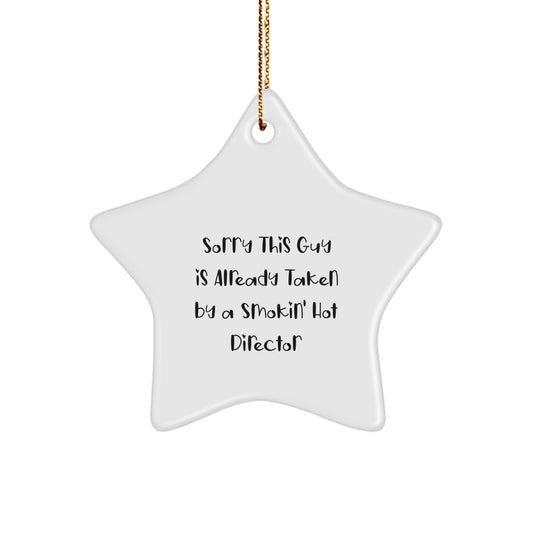 Funny Director Star Ornament Gifts from Men to Women Friends Family for Christmas Unique Ideas - Image 1