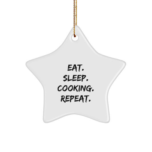 Funny Cooking Star Ornaments Gifts from Family for Christmas - Image 1