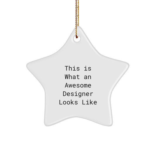 Funny Designer Star Ornament Gifts from Friends to Awesome Designers - Image 1