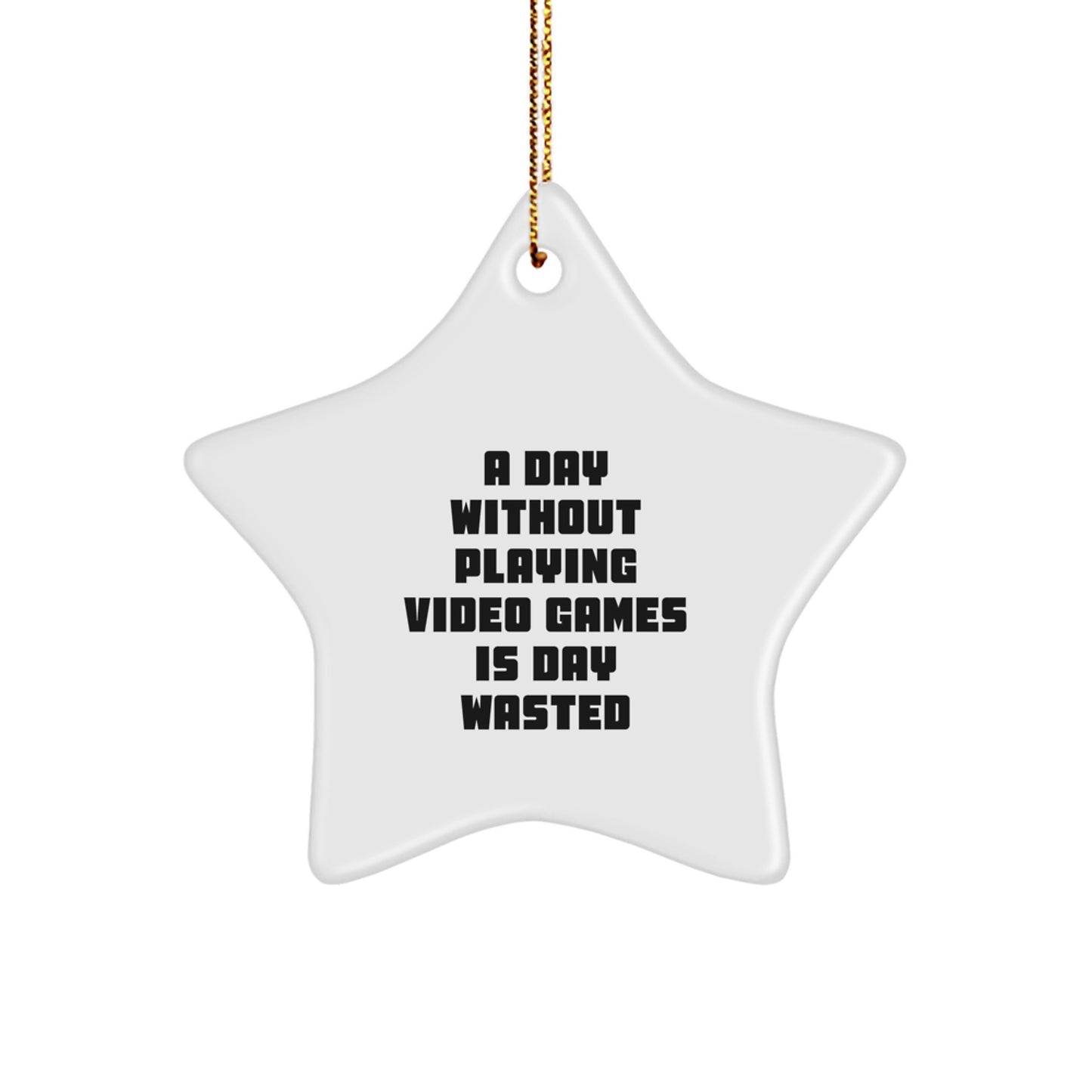 Funny Video Games Star Ornament Gifts from Friends for Men Women on Christmas - Image 1