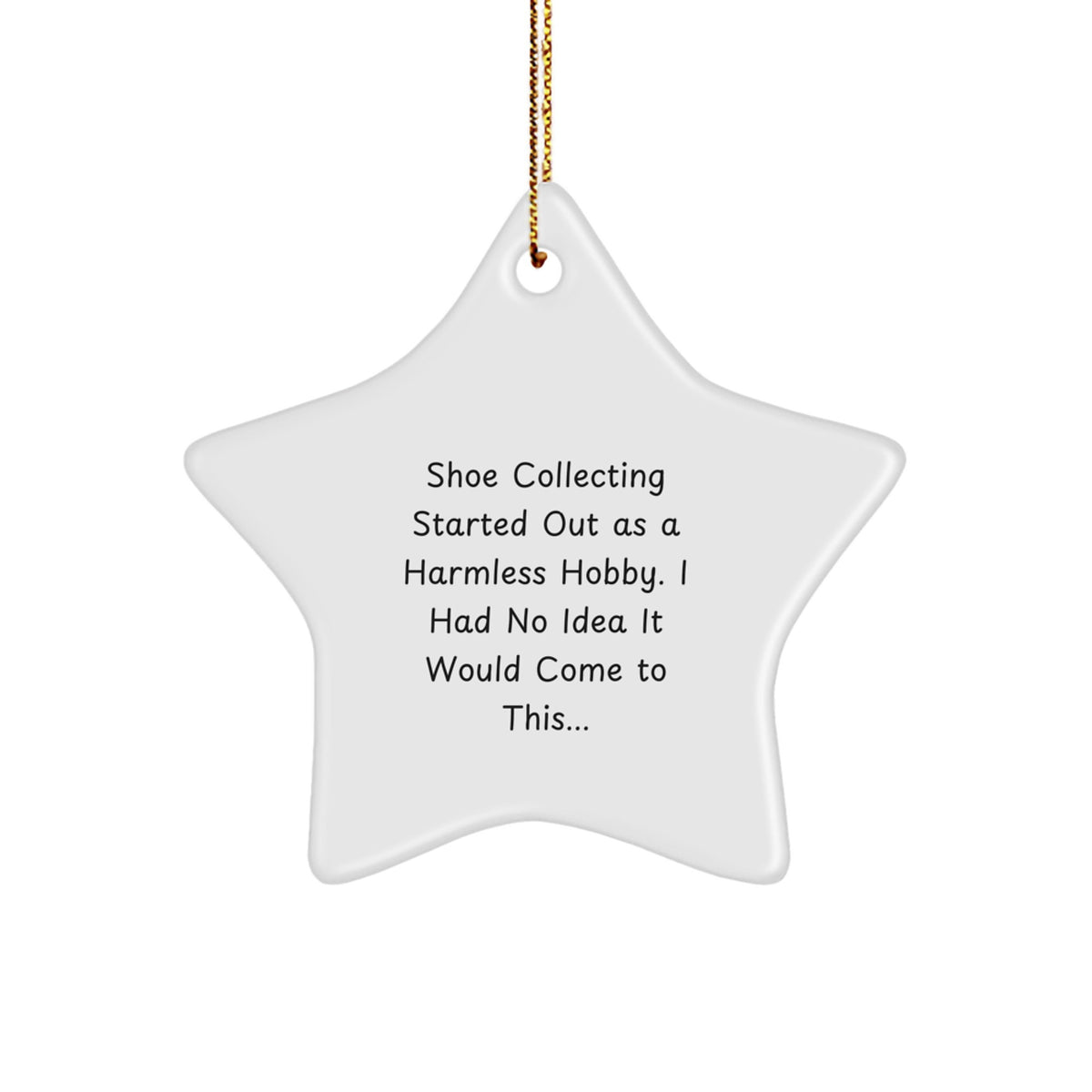 Favorite Christmas Ornament Gift for Kids - Shoe Collecting Started Out - Image 1