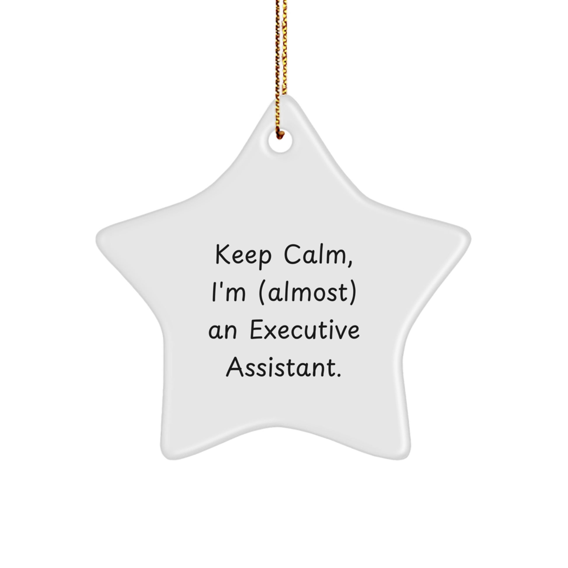 Christmas Gift for Her Executive Assistant Star Ornament Present - Image 1
