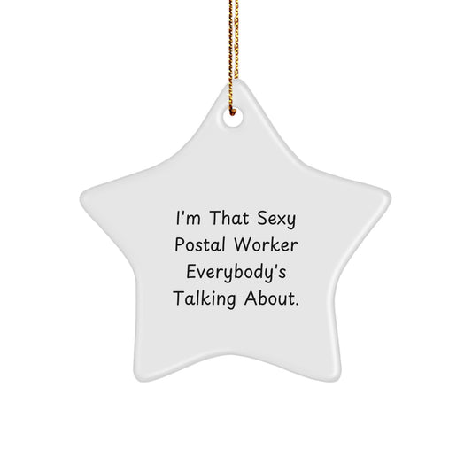 Teen Memento Postal Worker Star Ornament for Teens Christmas Gift - Image 1