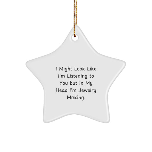 Funny Jewelry Making Star Ornaments Christmas Unique Gifts from Friends for Jewelry Making Enthusiasts - Image 1