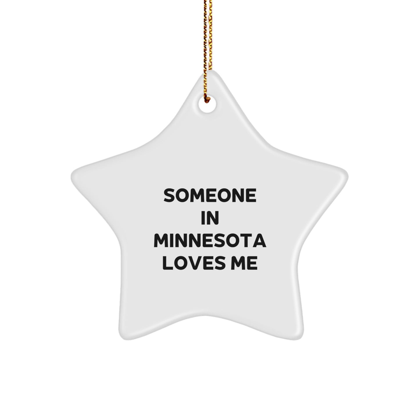 Minnesota Star Ornament Gifts from Someone Special for Christmas - Image 1