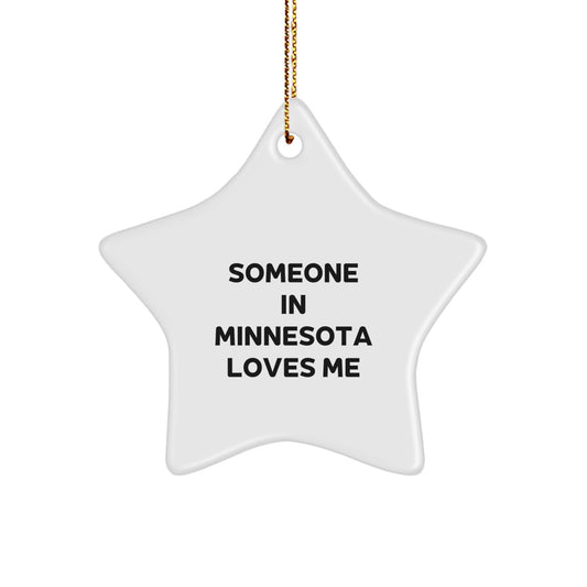 Minnesota Star Ornament Gifts from Someone Special for Christmas - Image 1