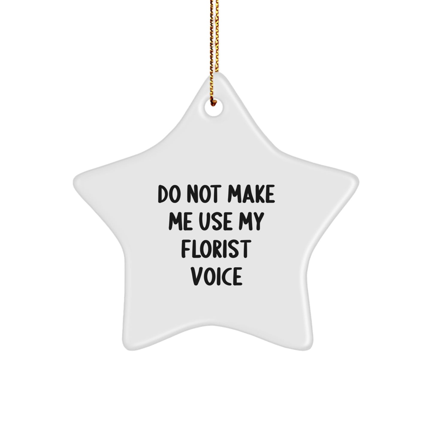 Funny Florist Gifts from Men - Cute Star Ornament for Women Friends Family - Image 1