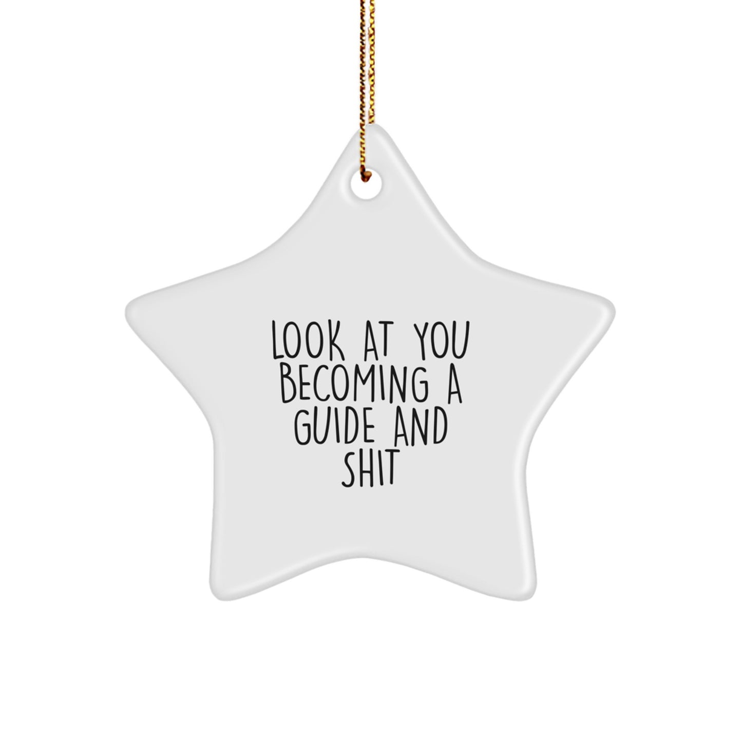 Sassy Guide Star Ornament for Friends Novelty Christmas Unique Gift - Image 1