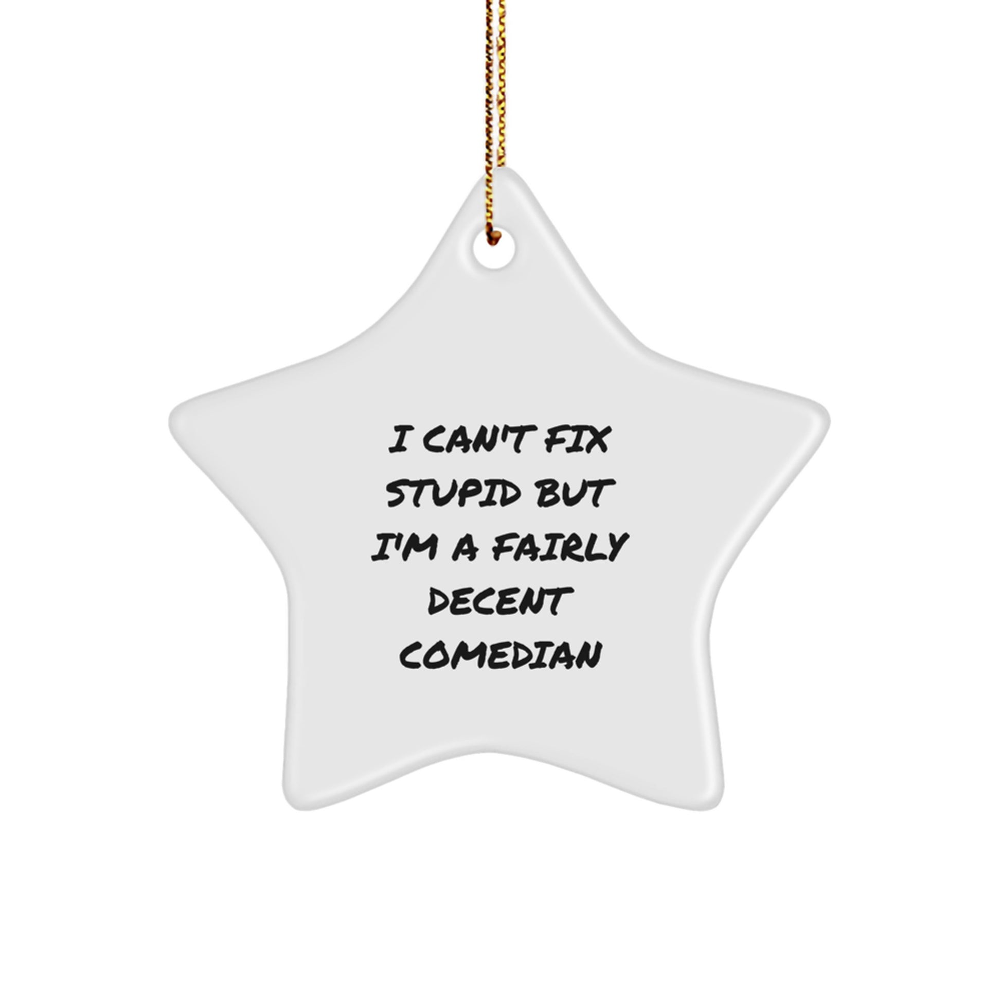 Funny Comedian Star Ornament Gifts from Family to Friends for Christmas - Image 1