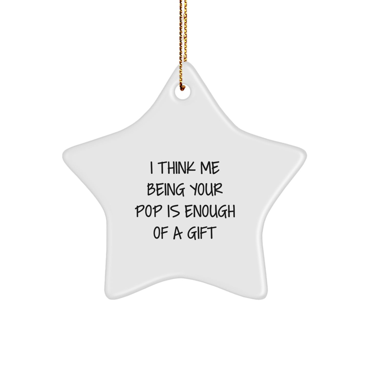 Funny Pop Star Ornament Gifts from Men to Friends, Perfect for Christmas Unique Gifts for Him - Image 1