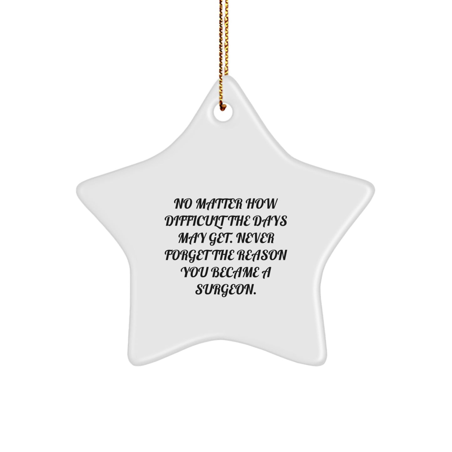 Surgeon Keepsake Christmas Ornament for Him Gift - Image 1