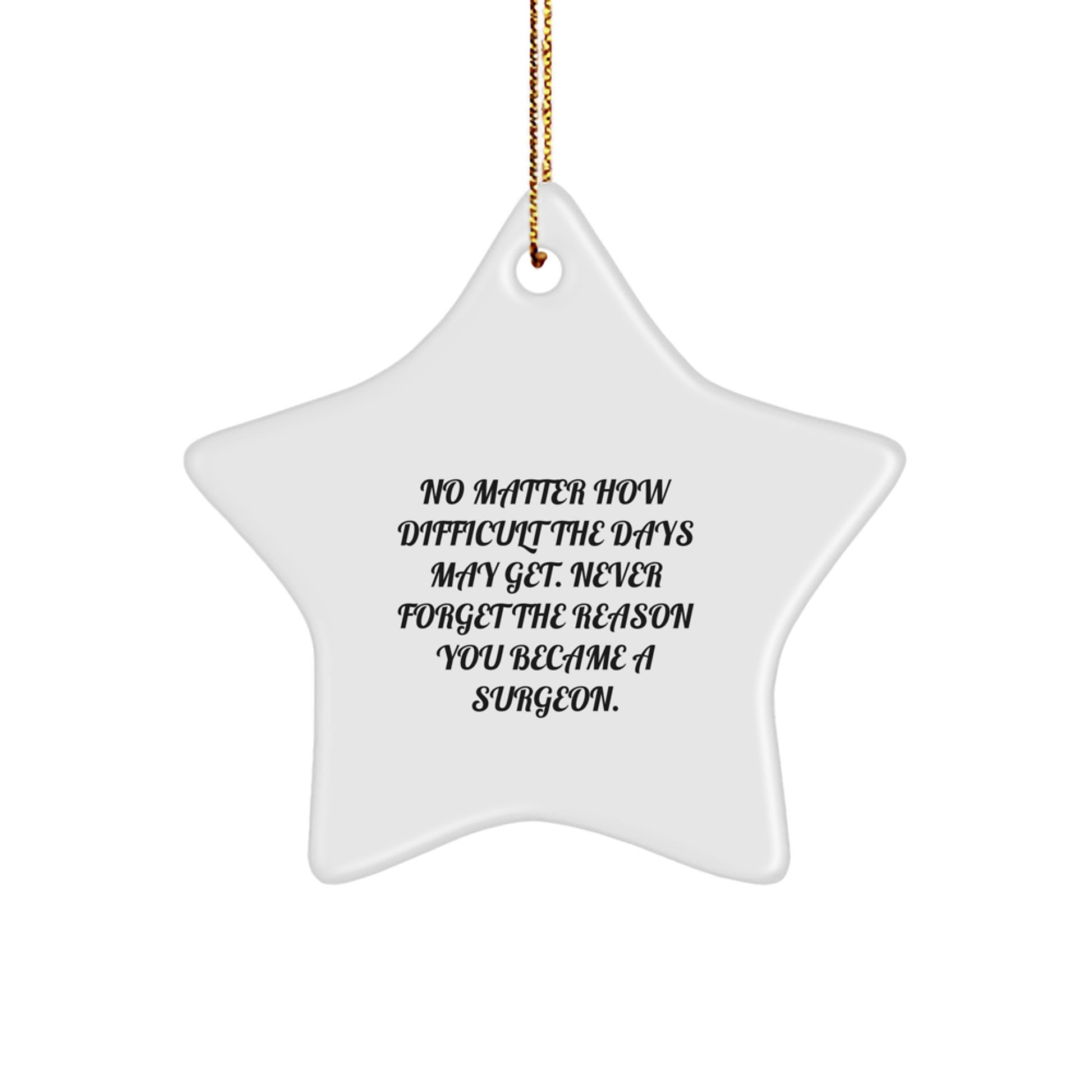 Surgeon Keepsake Christmas Ornament for Him Gift - Image 1