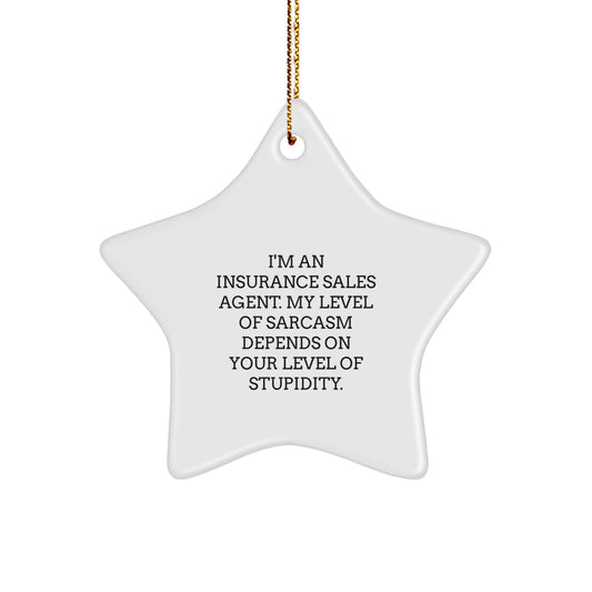 Funny Insurance Sales Agent Gifts for Men, 'I'm An Insurance Sales Agent... Gifts from Men to Insurance Sales Agent, Perfect for Christmas Unique Gifts - Image 1