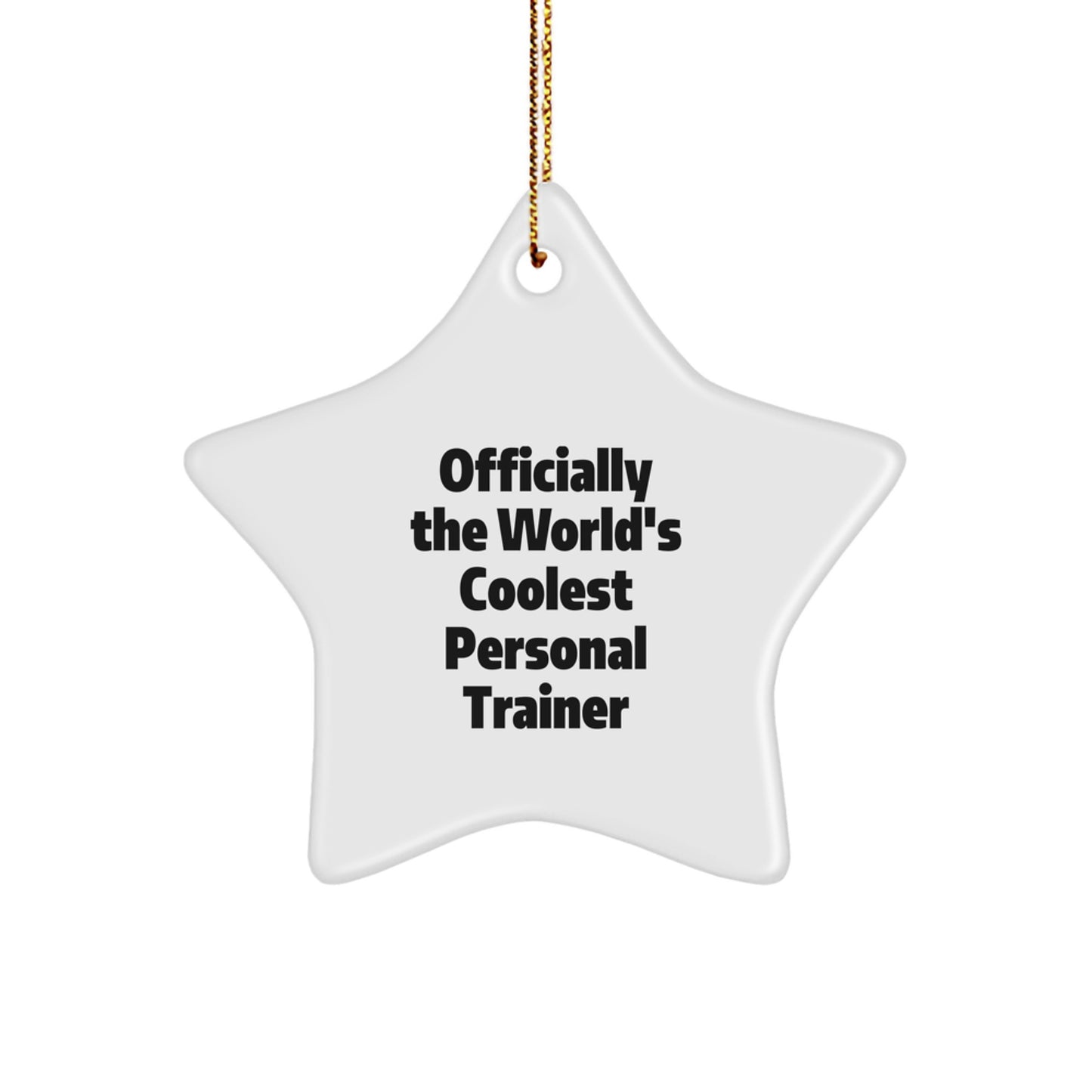 Personal Trainer Christmas Ornament – World's Coolest Gift for Him - Image 1