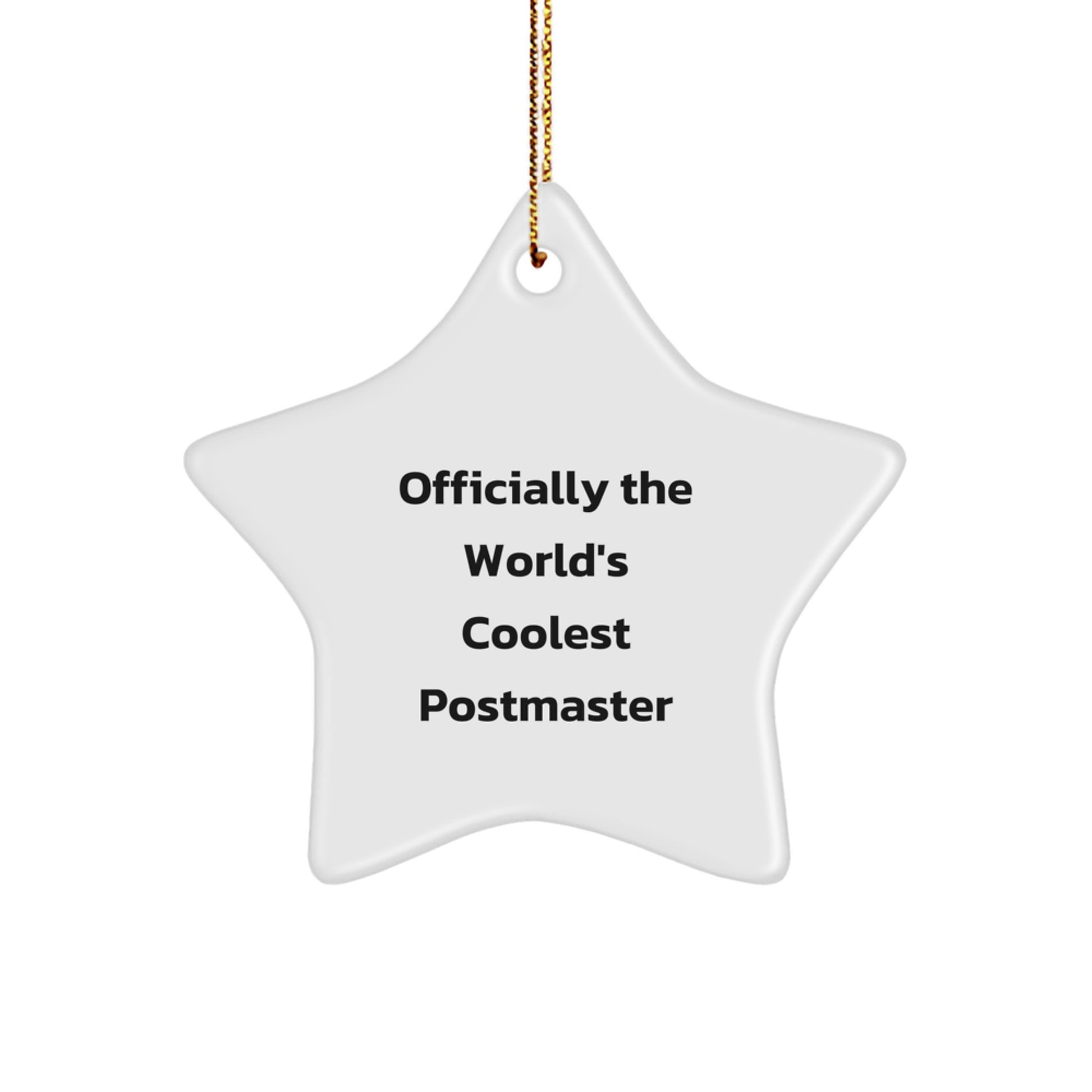 Postmaster Keepsake Christmas Ornament for Him Gift Officially Cool - Image 1
