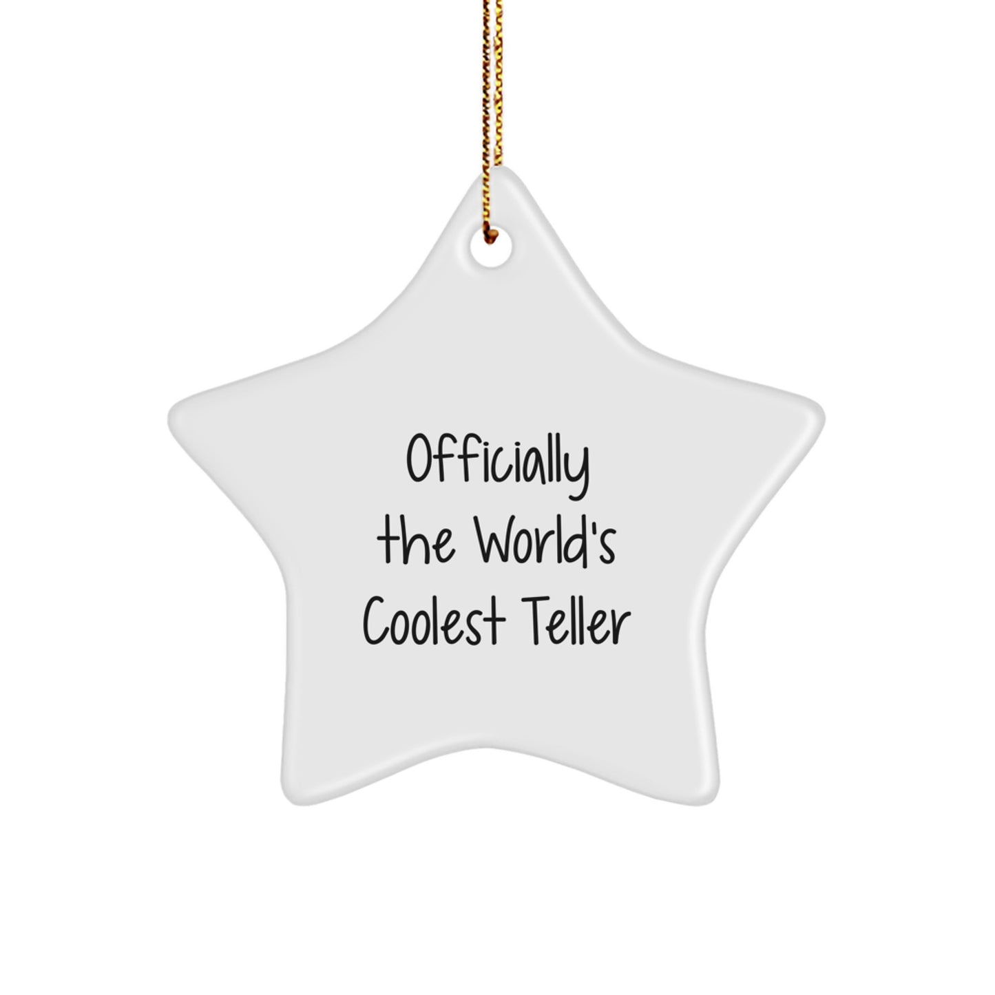 Funny Teller Star Ornament Gifts from Men to Friends for Christmas Unique Gifts - Image 1