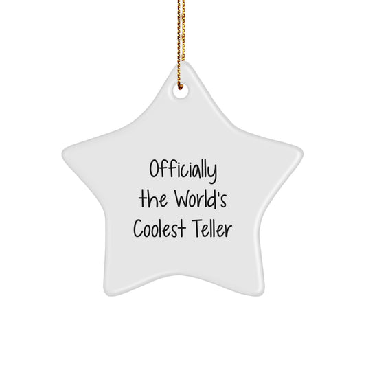 Funny Teller Star Ornament Gifts from Men to Friends for Christmas Unique Gifts - Image 1