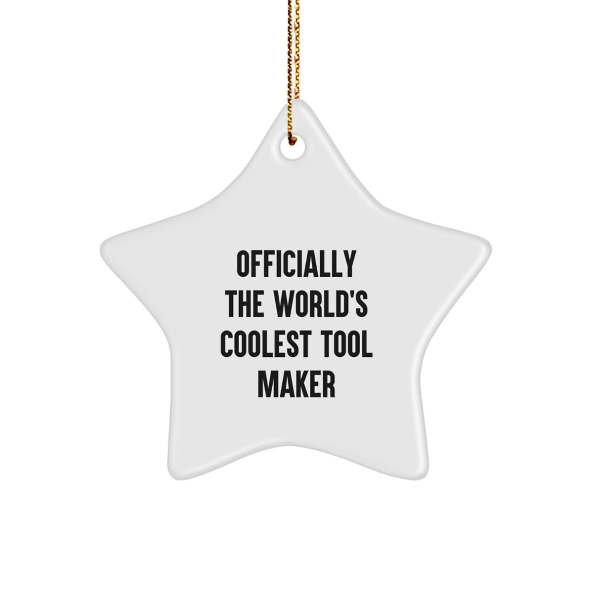Christmas Ornament Gift Officially The World's Coolest Tool Maker Idea - Image 1