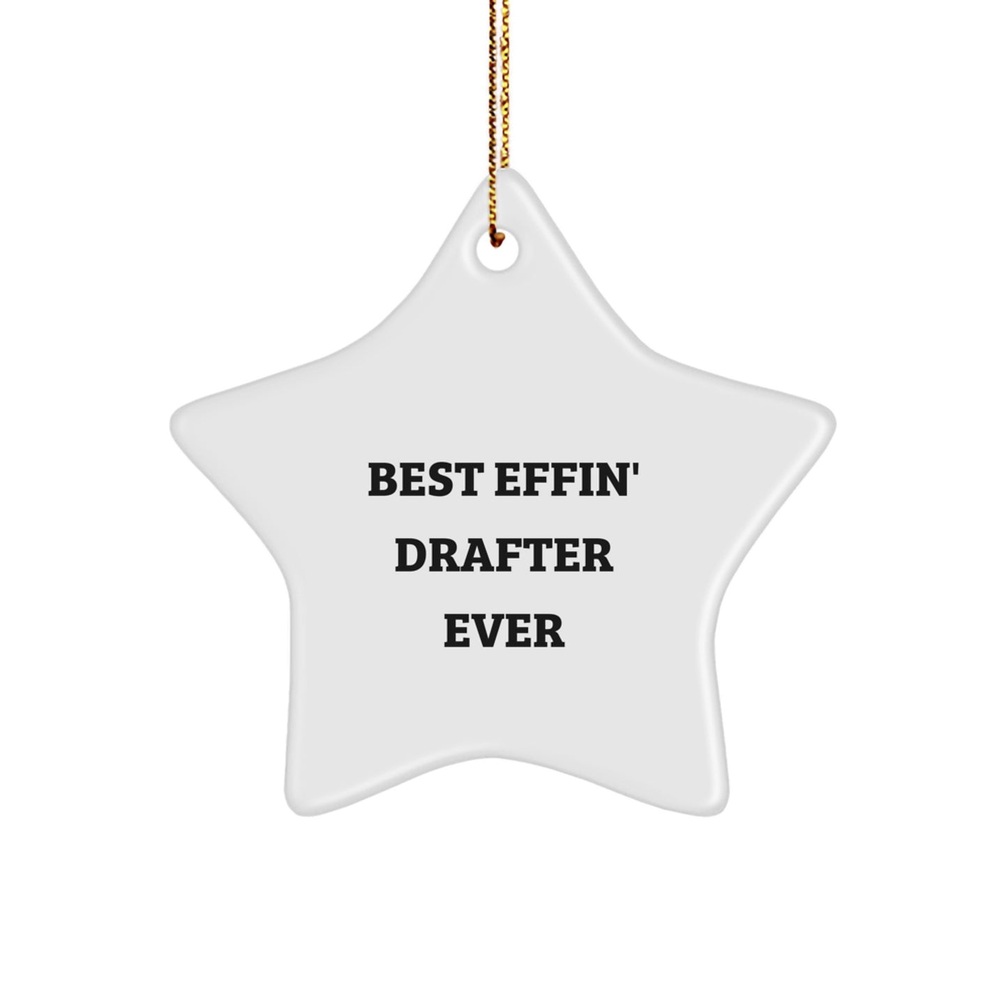 Drafter Keepsake Christmas Ornament Gift for Him - Image 1