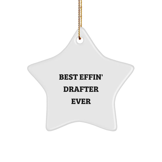 Drafter Keepsake Christmas Ornament Gift for Him - Image 1