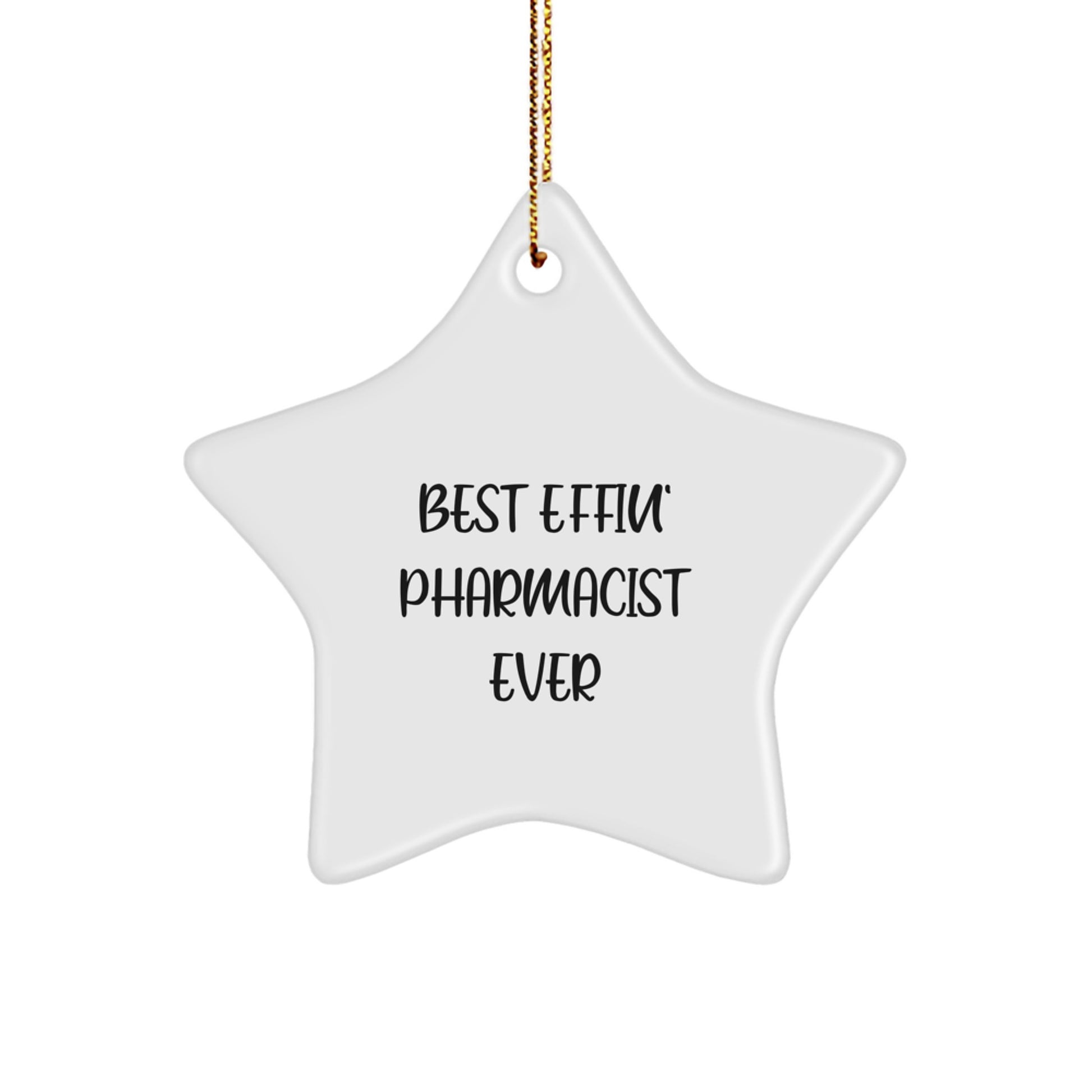 Funny Pharmacist Star Ornament Gifts for Men Women Coworkers Family - Image 1