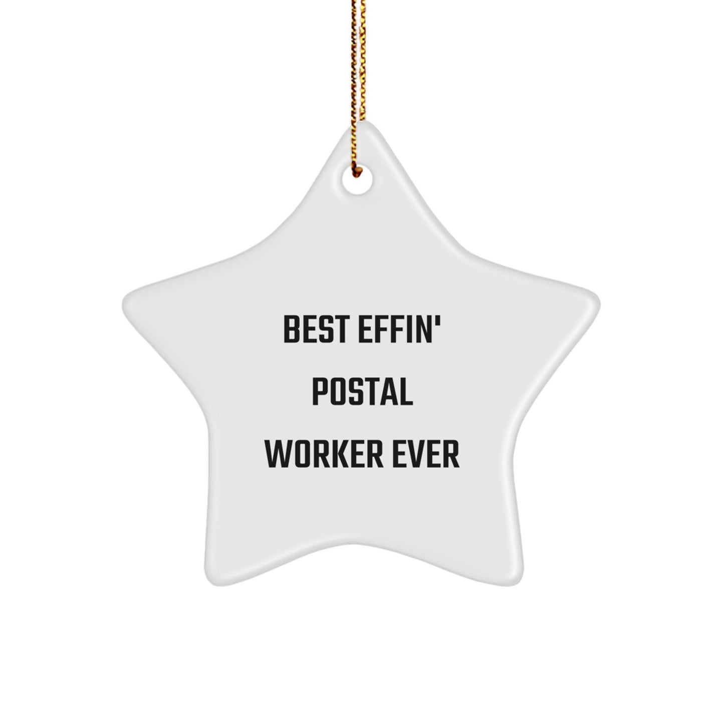 Postal Worker Keepsake Christmas Ornament for Him Gift - Image 1